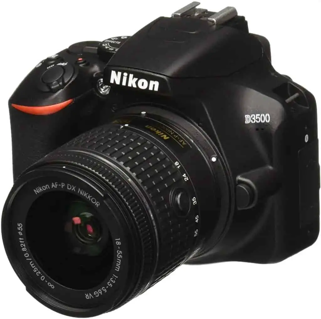 Nikon D3500, a solid choice for taking overhead videos