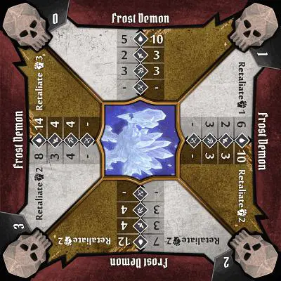 Gloomhaven Frost Demon stats card