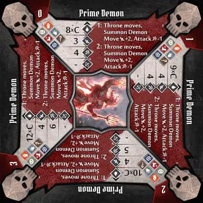 Gloomhaven Prime Demon boss stats card
