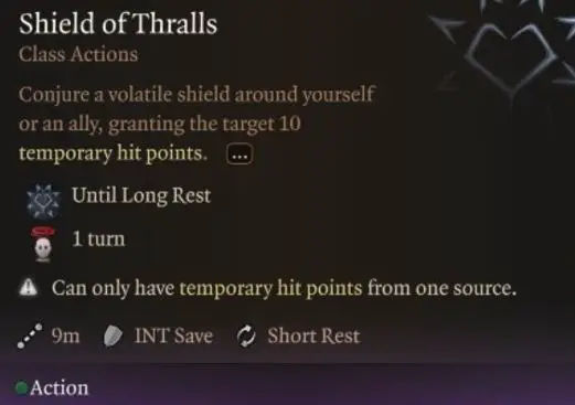 BG3 Illithid Powers Shield of Thralls