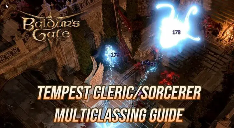 Baldur’s Gate 3 Cleric Sorcerer Multiclass Build – BEST AOE Damage Guide