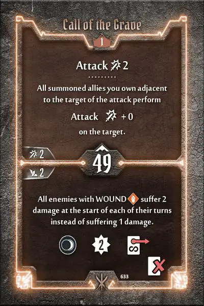 Gloomhaven Bladeswarm level 1 call of the grave