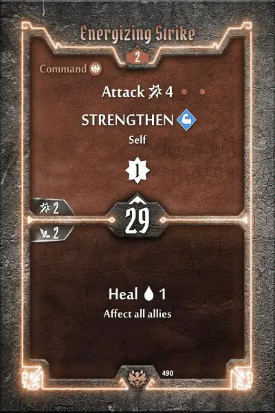 Gloomhaven Beast-Tyrant level 2 energizing strike