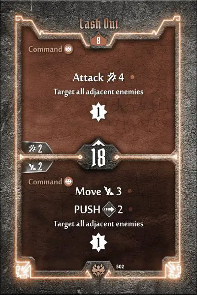 Gloomhaven Beast-Tyrant level 8 lash out