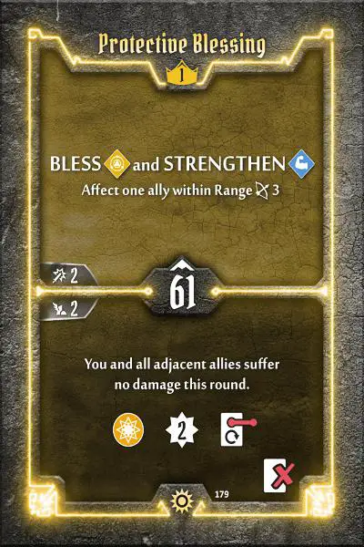 Gloomhaven Sunkeeper level 1 protective blessing