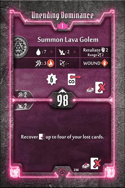 Gloomhaven Summoner level 1 unending dominance