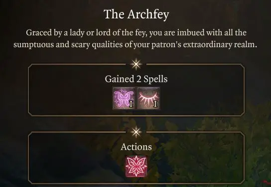 warlock archfey subclass