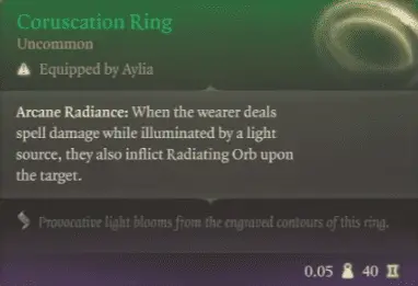 Coruscation Ring